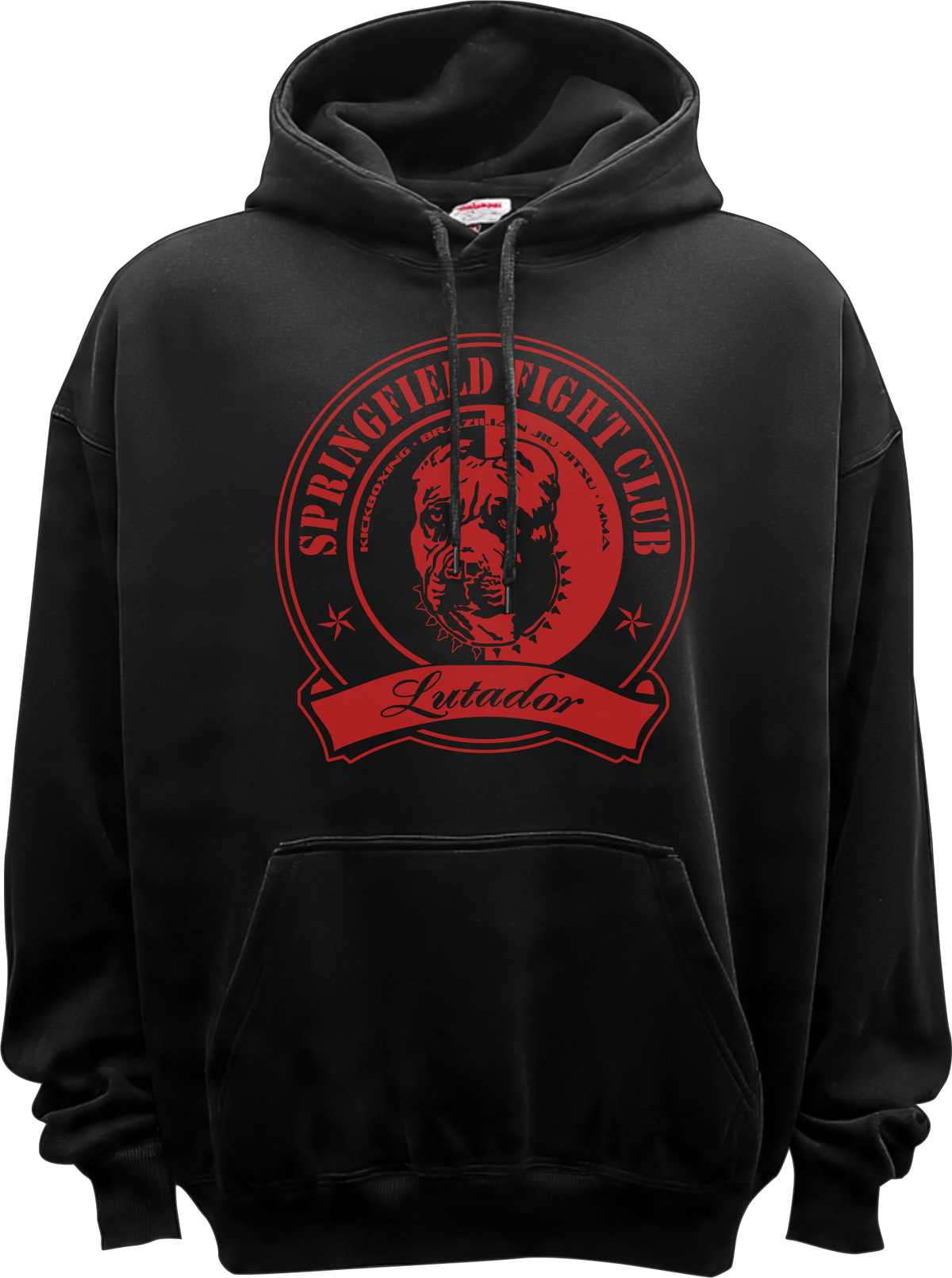 HOODIE - BLACK/RED